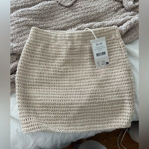 NEW WOTH TAGS crochet mini skirt